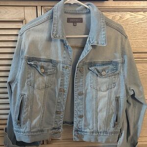 Just USA Light Blue Denim Jacket - Men's Washed Jean Jacket

NEW without tags